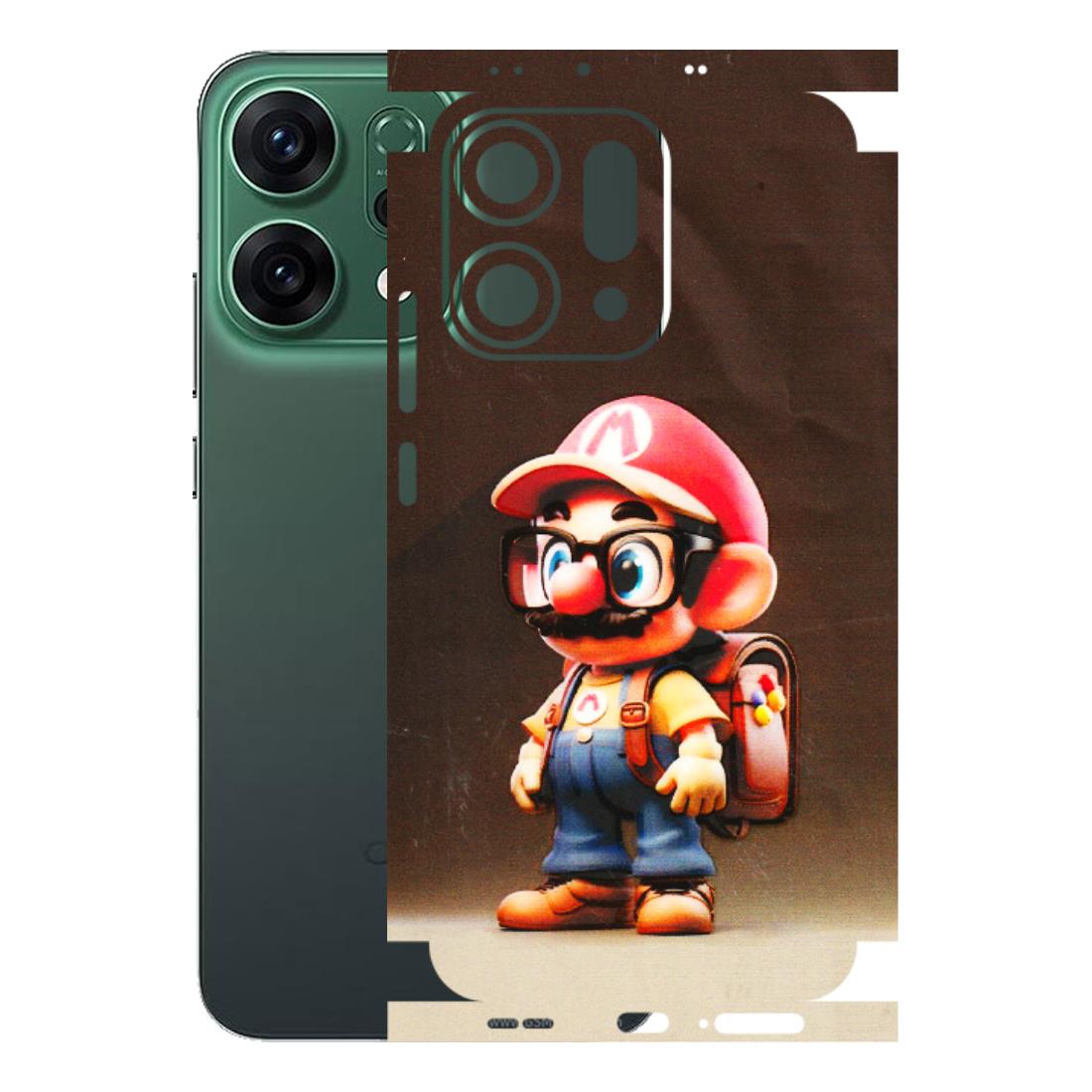 OPPO Phone Skins 2025 (All Models) - Little Mario - 3D Embossed Finish (L-119) Oppo Reno 14 5G
