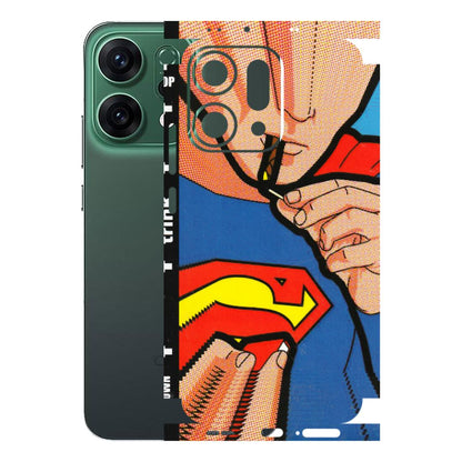 OPPO Phone Skins 2025 (All Models) - Superman Sutta - 3D Embossed Finish (L-130) Oppo Reno 14 5G