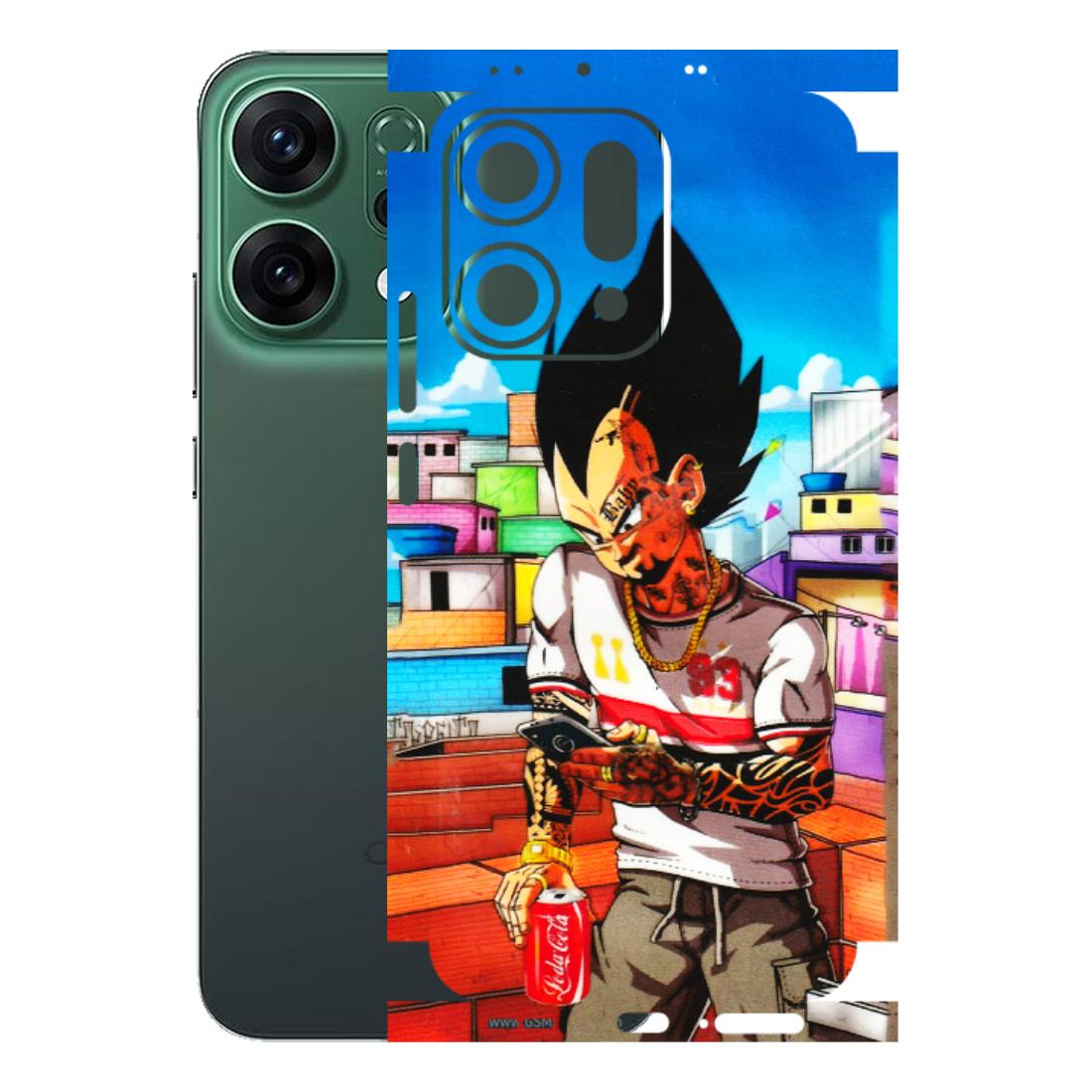 OPPO Phone Skins 2025 (All Models) - Vegeta - 3D Embossed Finish (L-136) Oppo Reno 14 5G