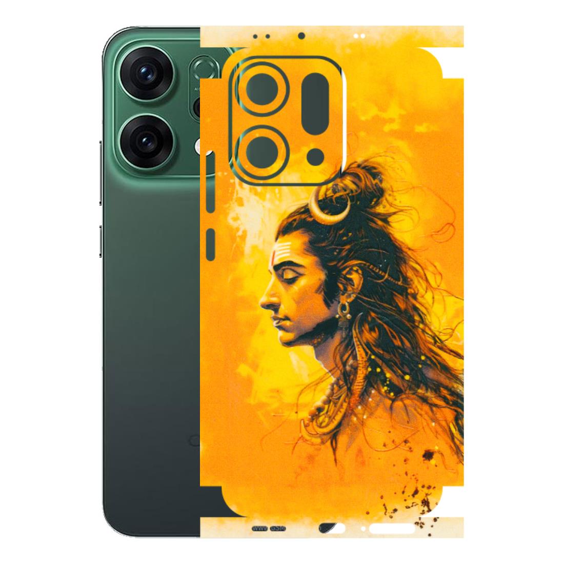 OPPO Phone Skins 2025 (All Models) - Shiv Shakti - 3D Embossed Finish (L-14) Oppo Reno 14 5G