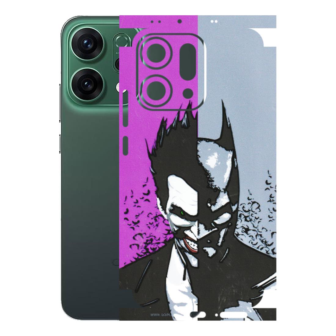OPPO Phone Skins 2025 (All Models) - Batman & Joker - 3D Embossed Finish (L-143) Oppo Reno 14 5G