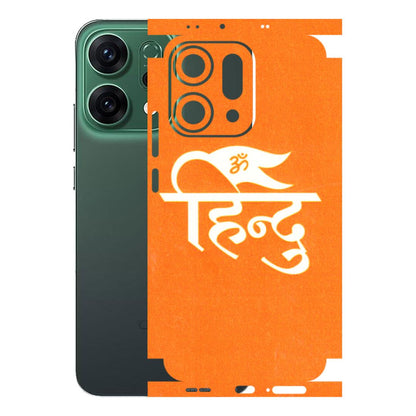 OPPO Phone Skins 2025 (All Models) - Hindu Kesari - 3D Embossed Finish (L-154) Oppo Reno 14 5G