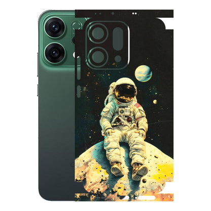 OPPO Phone Skins 2025 (All Models) - Astronaut in Space - 3D Embossed Finish (L-16) Oppo Reno 14 5G