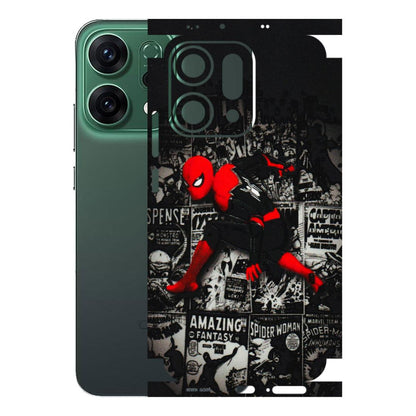 OPPO Phone Skins 2025 (All Models) - SpiderMan New - 3D Embossed Finish (L-162) Oppo Reno 14 5G