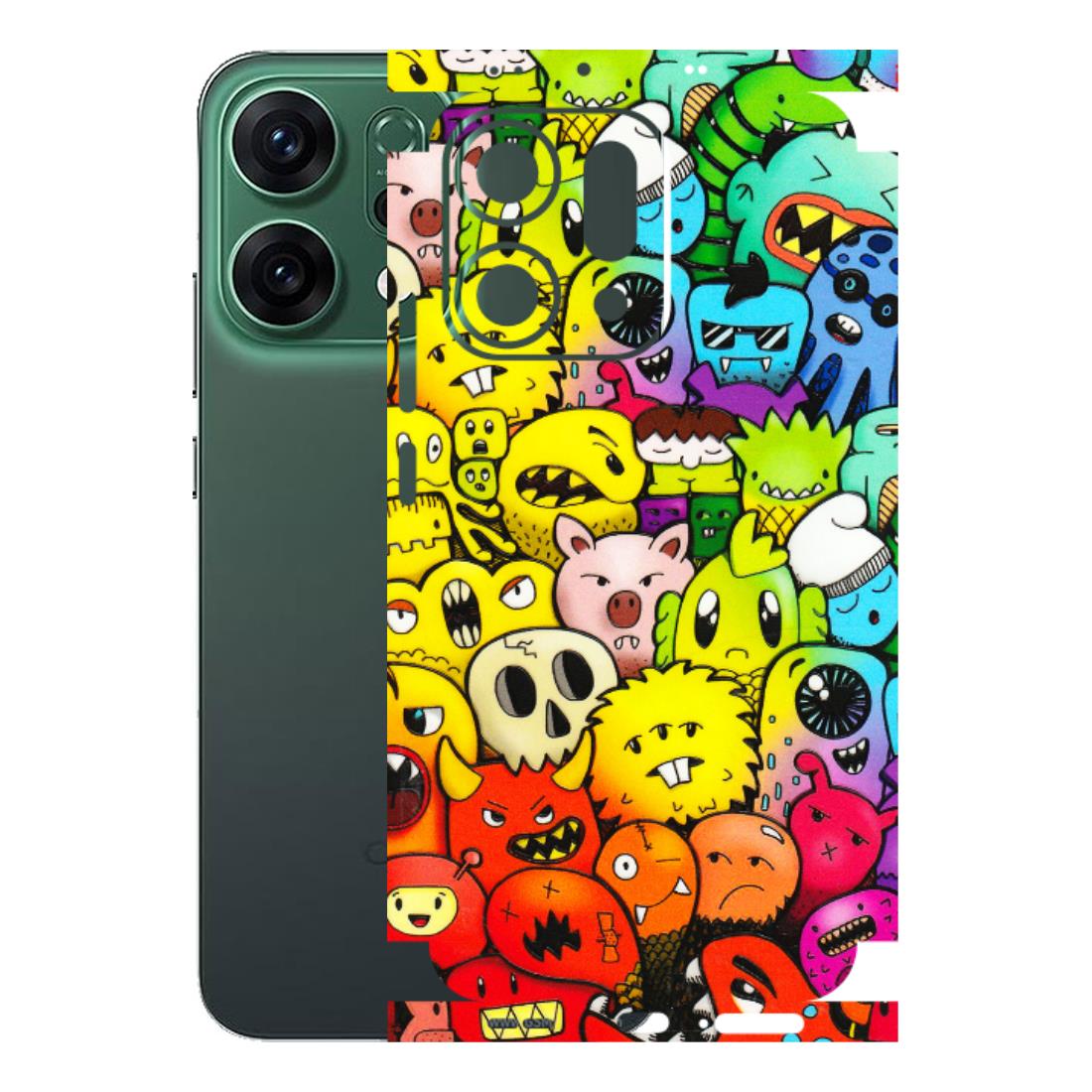 OPPO Phone Skins 2025 (All Models) - Angry Funkies - 3D Embossed Finish (L-169) Oppo Reno 14 5G