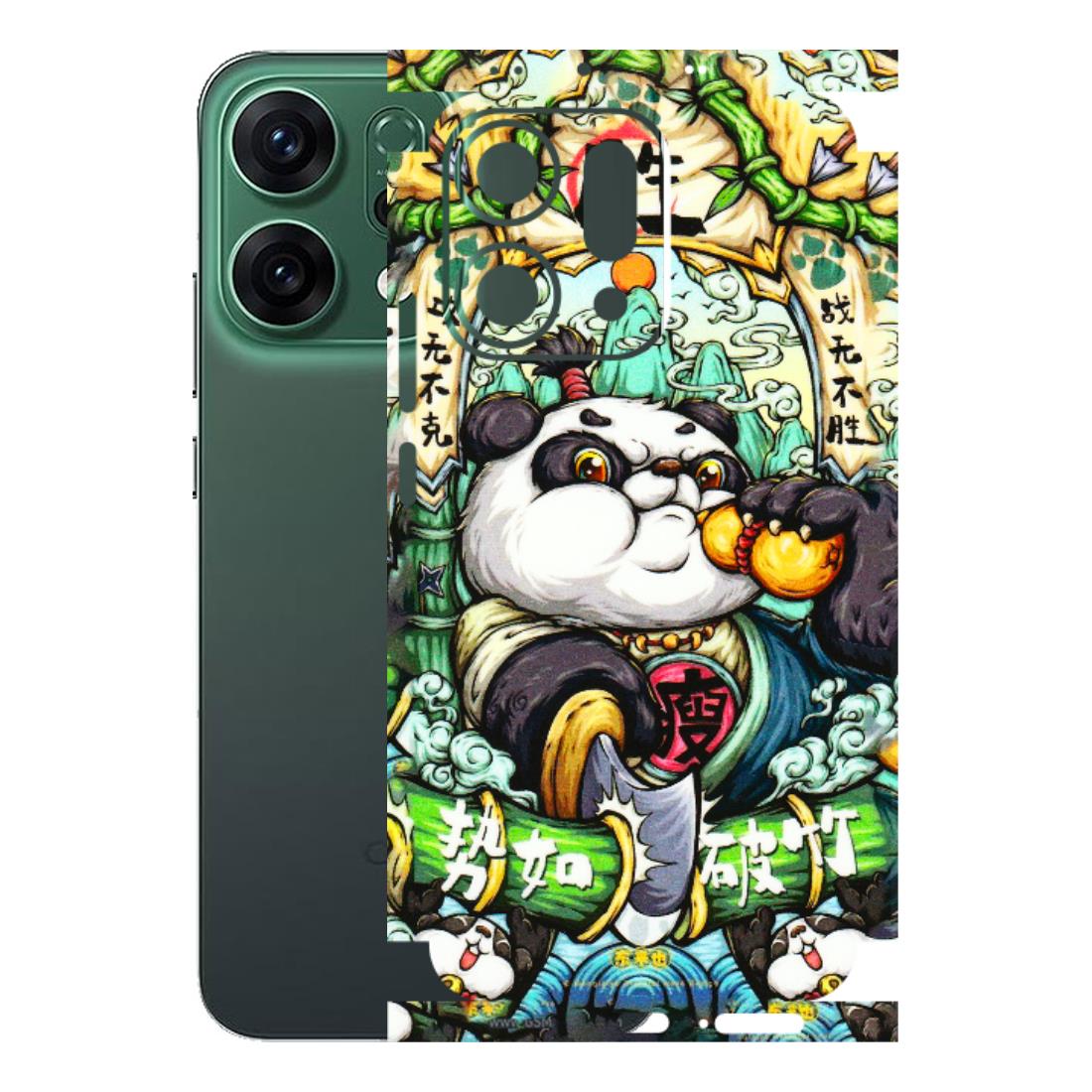 OPPO Phone Skins 2025 (All Models) - Royal Rich Panda - 3D Embossed Finish (L-170) Oppo Reno 14 5G