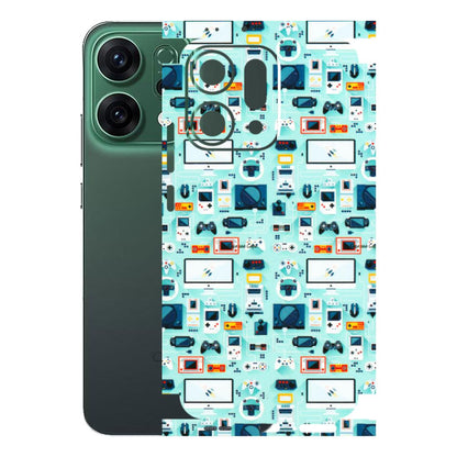OPPO Phone Skins 2025 (All Models) - Gadgets Doodle - 3D Embossed Finish (L-184) Oppo Reno 14 5G