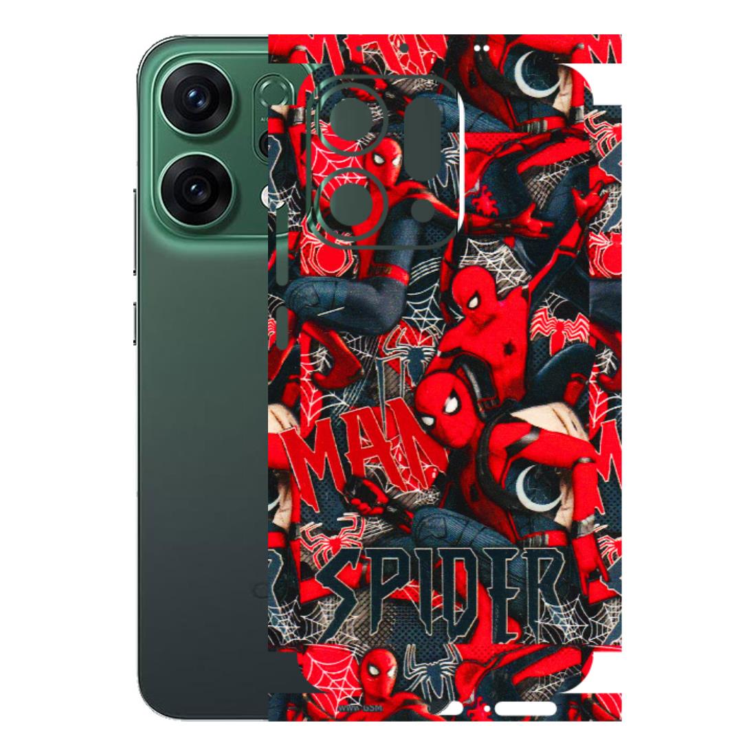 OPPO Phone Skins 2025 (All Models) - SpiderMan Cool - 3D Embossed Finish (L-188) Oppo Reno 14 5G