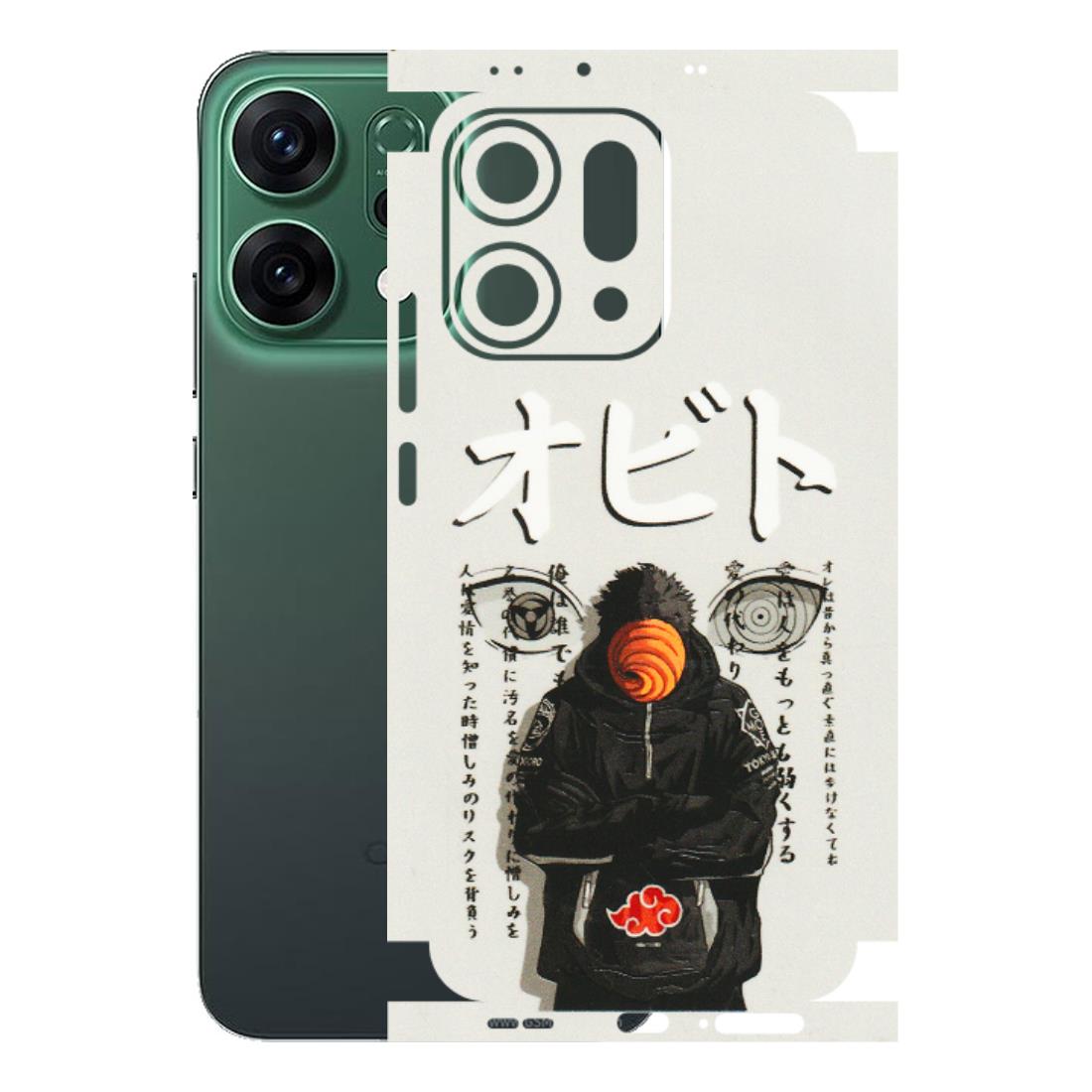 OPPO Phone Skins 2025 (All Models) - Obito Anime Eye - 3D Embossed Finish (L-19) Oppo Reno 14 5G