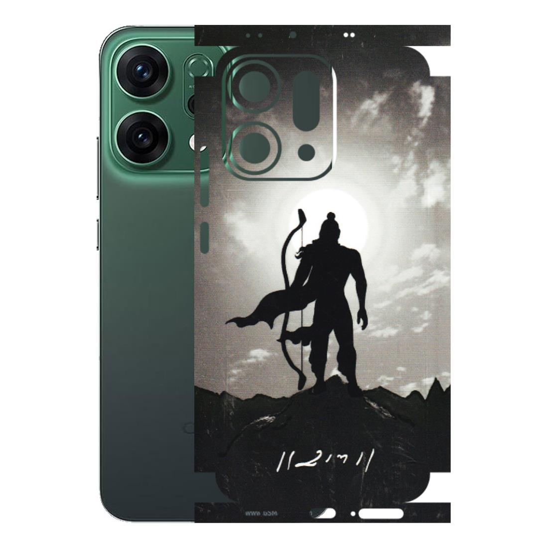 OPPO Phone Skins 2025 (All Models) - Jai Siya Ram - 3D Embossed Finish (L-200) Oppo Reno 14 5G