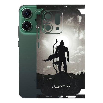 OPPO Phone Skins 2025 (All Models) - Jai Siya Ram - 3D Embossed Finish (L-200) Oppo Reno 14 5G