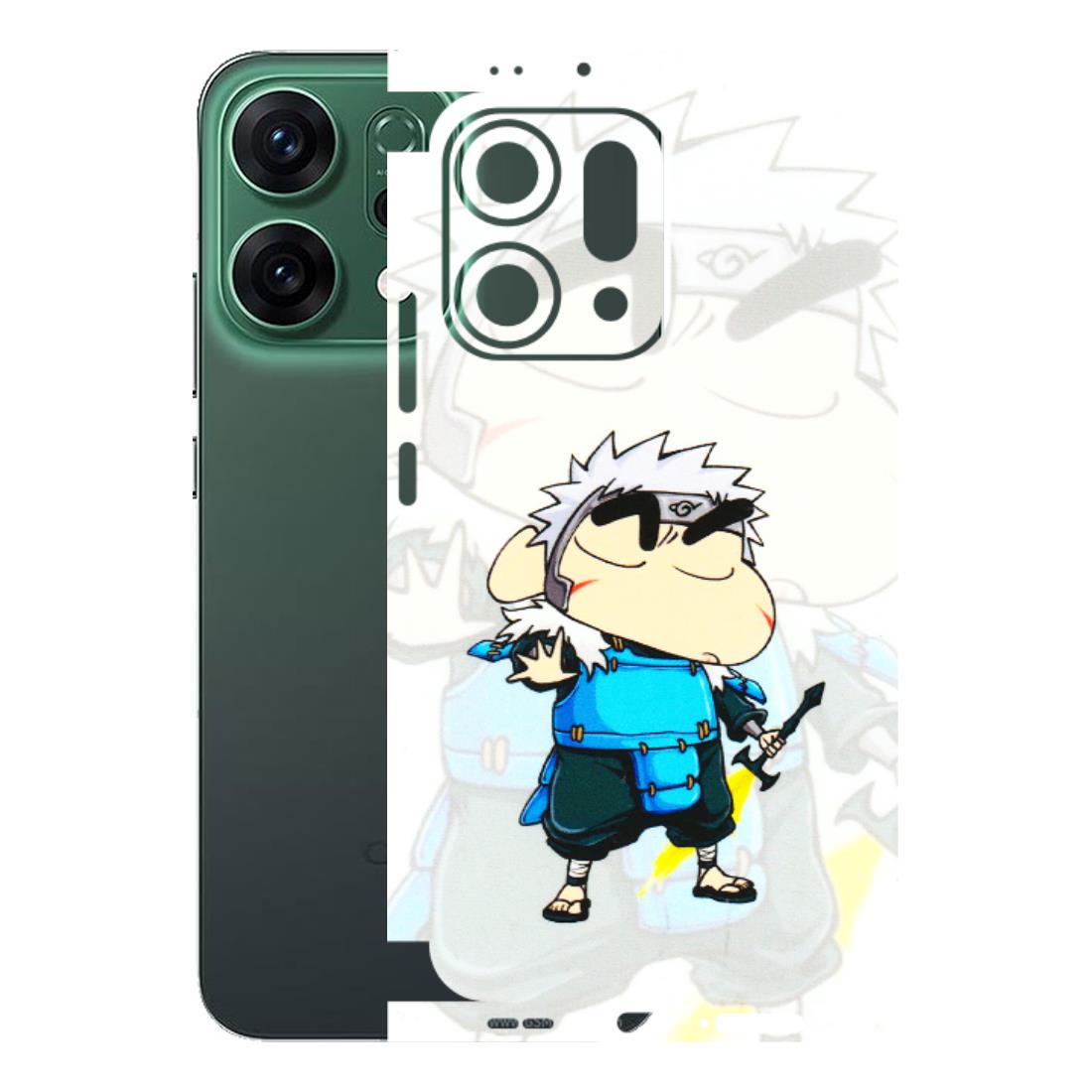 OPPO Phone Skins 2025 (All Models) - Angry Young Shinchan - 3D Embossed Finish (L-226) Oppo Reno 14 5G