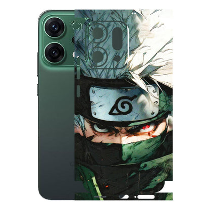 OPPO Phone Skins 2025 (All Models) - Kakashi Red Eye Focus - 3D Embossed Finish (L-227) Oppo Reno 14 5G