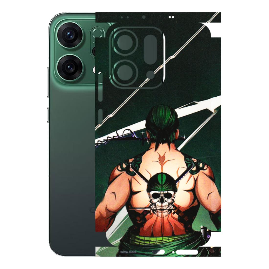 OPPO Phone Skins 2025 (All Models) - Zoro Anime - 3D Embossed Finish (L-23) Oppo Reno 14 5G