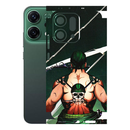 OPPO Phone Skins 2025 (All Models) - Zoro Anime - 3D Embossed Finish (L-23) Oppo Reno 14 5G