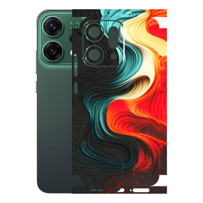OPPO Phone Skins 2025 (All Models) - The Silky Swirl - 3D Embossed Finish (L-240) Oppo Reno 14 5G