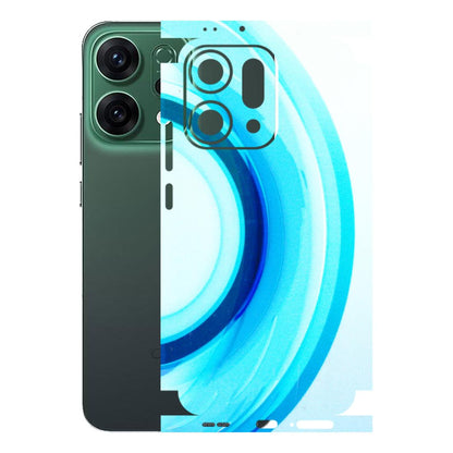 OPPO Phone Skins 2025 (All Models) - The Blue Curve - 3D Embossed Finish (L-244) Oppo Reno 14 5G