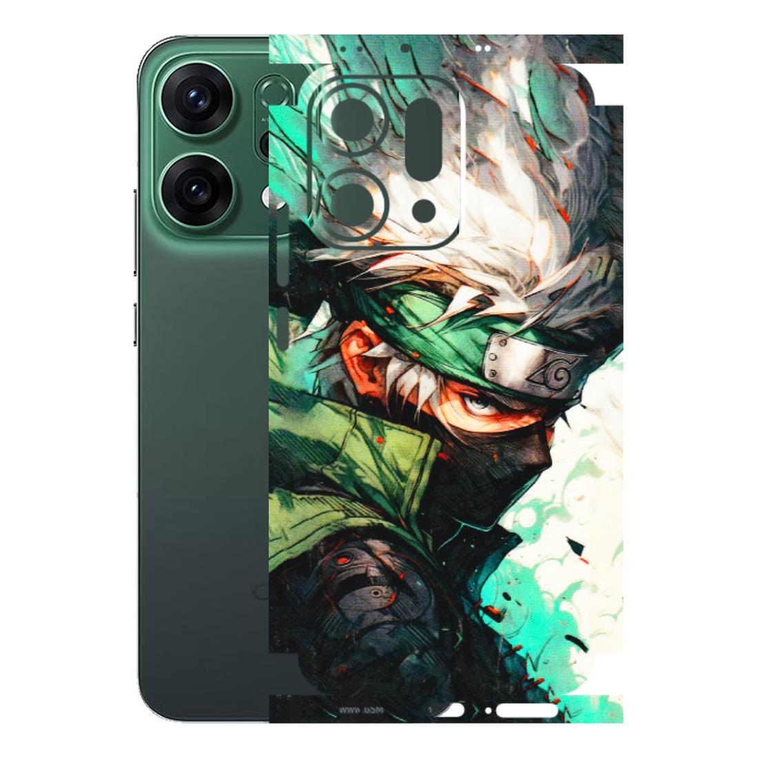 OPPO Phone Skins 2025 (All Models) - Kakashi Side Profile - 3D Embossed Finish (L-249) Oppo Reno 14 5G