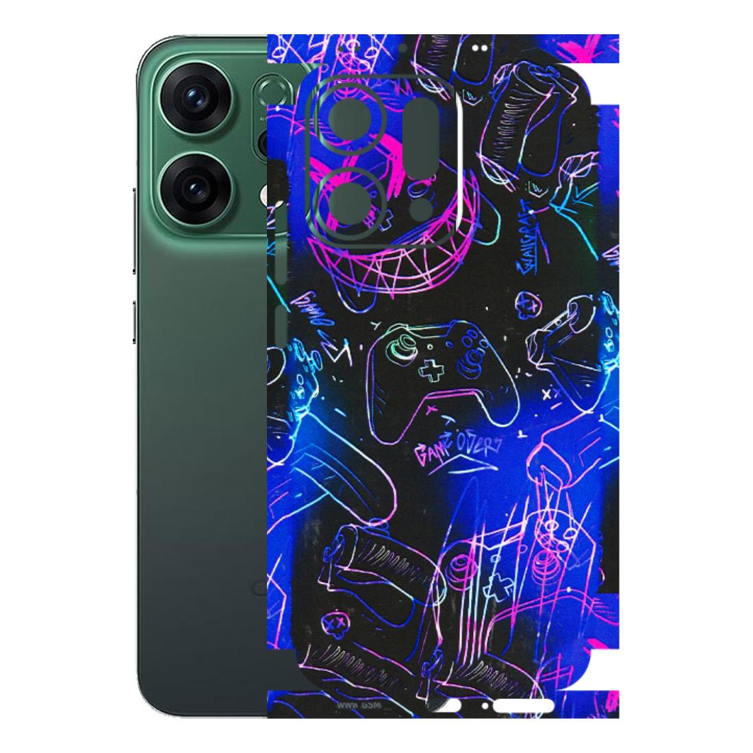 OPPO Phone Skins 2025 (All Models) - Gamers Paradise - 3D Embossed Finish (L-258) Oppo Reno 14 5G