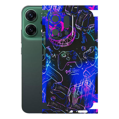 OPPO Phone Skins 2025 (All Models) - Gamers Paradise - 3D Embossed Finish (L-258) Oppo Reno 14 5G