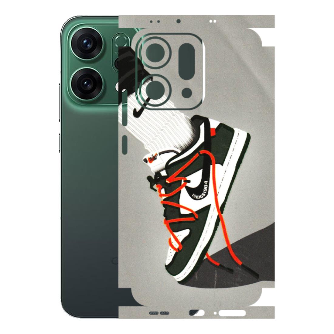OPPO Phone Skins 2025 (All Models) - New Grey Sneaker - 3D Embossed Finish (L-261) Oppo Reno 14 5G