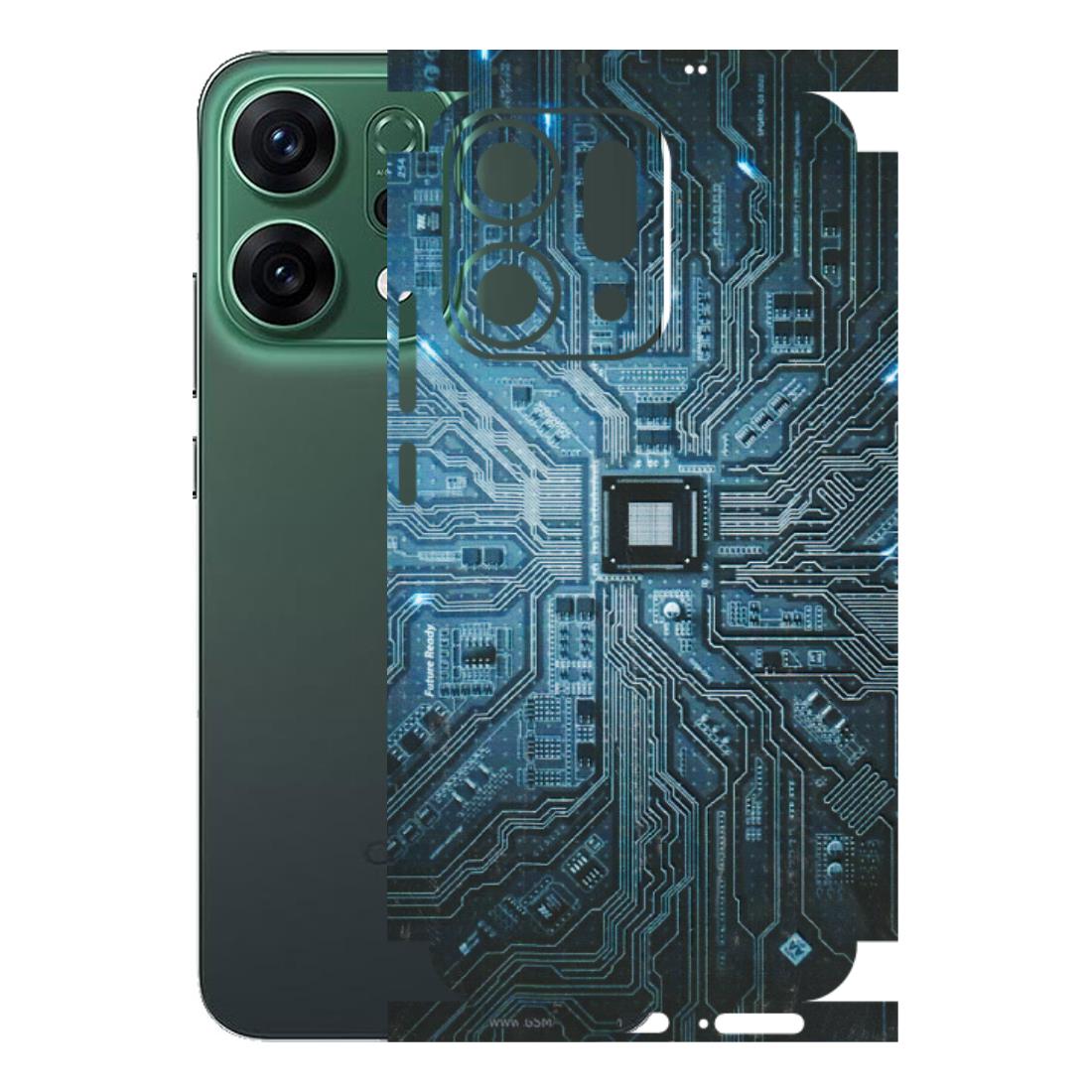 OPPO Phone Skins 2025 (All Models) - Original Circuit Latest - 3D Embossed Finish (L-267) Oppo Reno 14 5G