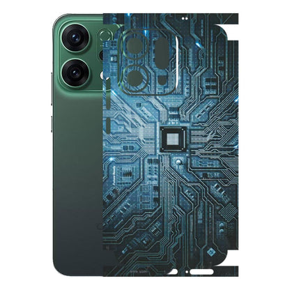 OPPO Phone Skins 2025 (All Models) - Original Circuit Latest - 3D Embossed Finish (L-267) Oppo Reno 14 5G