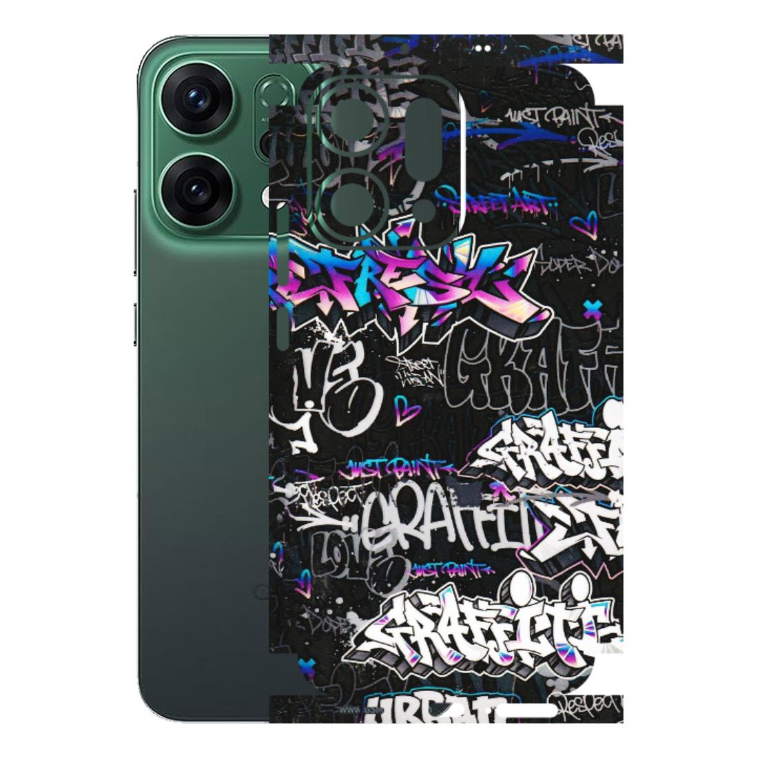 OPPO Phone Skins 2025 (All Models) - Graffiti Killer Latest - 3D Embossed Finish (L-274) Oppo Reno 14 5G