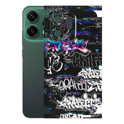 OPPO Phone Skins 2025 (All Models) - Graffiti Killer Latest - 3D Embossed Finish (L-274) Oppo Reno 14 5G