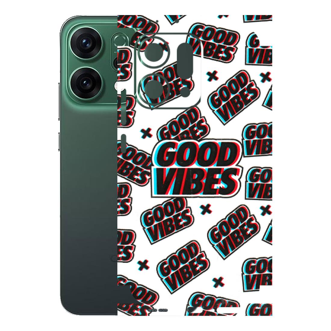 OPPO Phone Skins 2025 (All Models) - Good Vibes Latest - 3D Embossed Finish (L-282) Oppo Reno 14 5G
