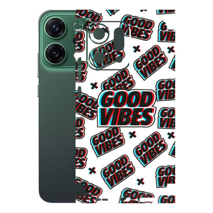 OPPO Phone Skins 2025 (All Models) - Good Vibes Latest - 3D Embossed Finish (L-282) Oppo Reno 14 5G