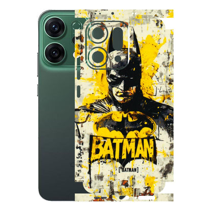 OPPO Phone Skins 2025 (All Models) - Batman Yellow BT - 3D Embossed Finish (L-304) Oppo Reno 14 5G