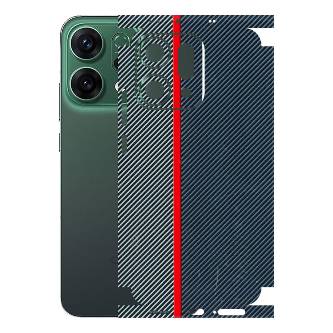 OPPO Phone Skins 2025 (All Models) - Blue Sober Lines - 3D Embossed Finish (L-305) Oppo Reno 14 5G