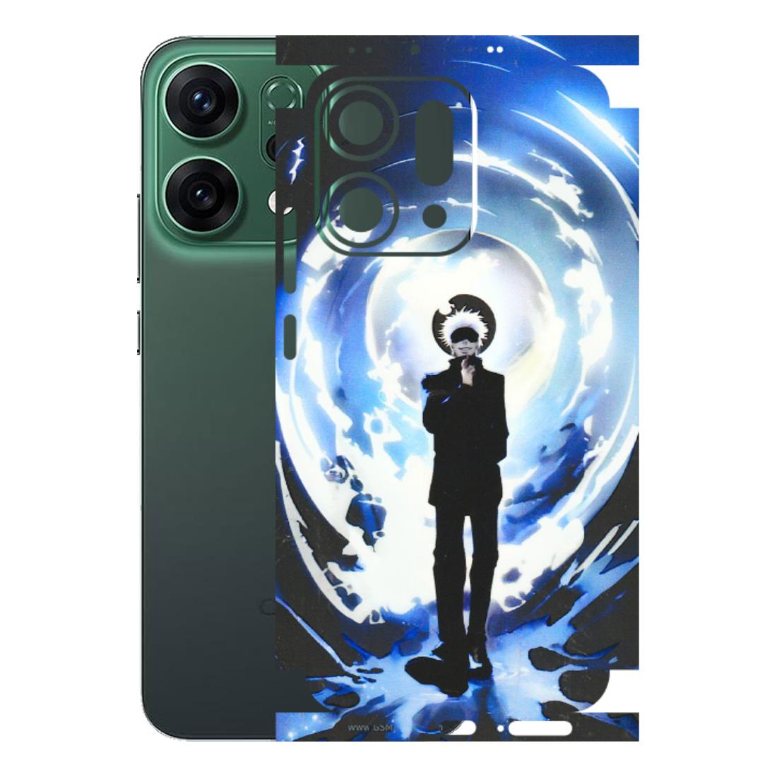 OPPO Phone Skins 2025 (All Models) - Jujustu Kaisen Anime Manga - 3D Embossed Finish (L-317) Oppo Reno 14 5G