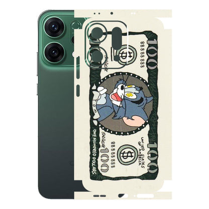 OPPO Phone Skins 2025 (All Models) - Tom Hundred Dollar - 3D Embossed Finish (L-324) Oppo Reno 14 5G