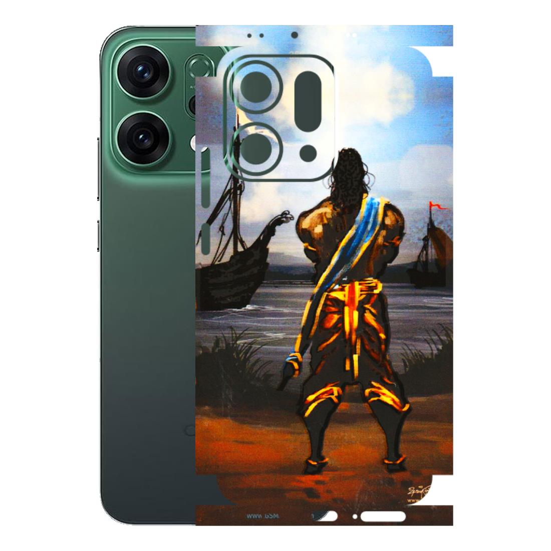 OPPO Phone Skins 2025 (All Models) - Heavenly God Figure - 3D Embossed Finish (L-34) Oppo Reno 14 5G
