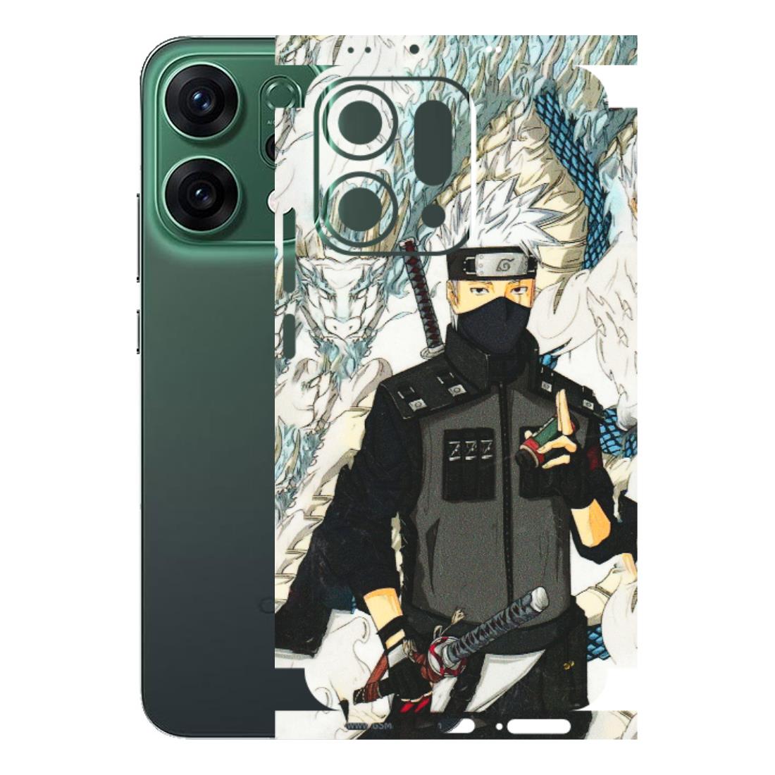 OPPO Phone Skins 2025 (All Models) - Kakashi Hatake Naruto Anime - 3D Embossed Finish (L-46) Oppo Reno 14 5G
