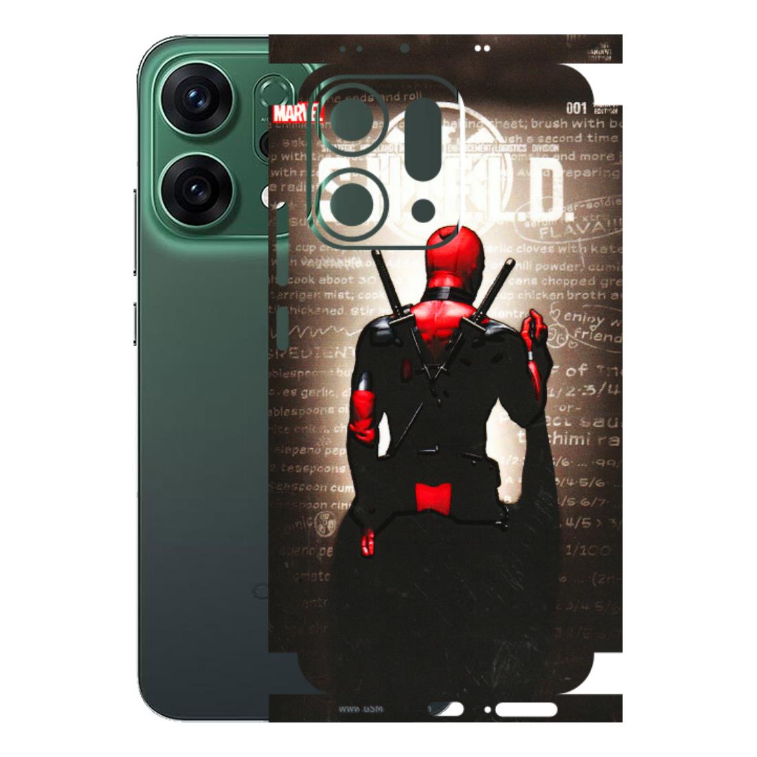 OPPO Phone Skins 2025 (All Models) - Deadpool - 3D Embossed Finish (L-56) Oppo Reno 14 5G