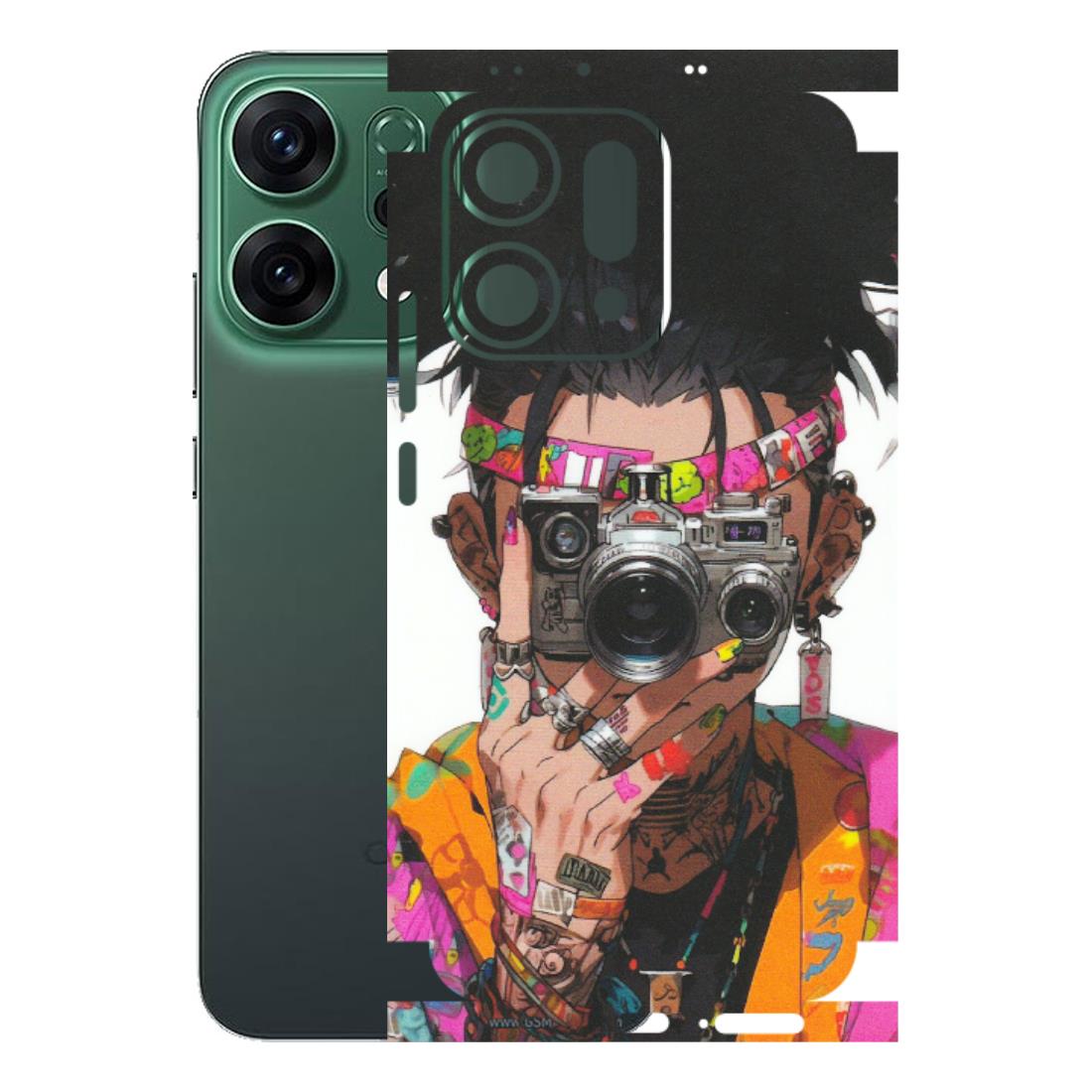 OPPO Phone Skins 2025 (All Models) - Camera Lover Girl - Matte Finish (M-09) Oppo Reno 14 5G