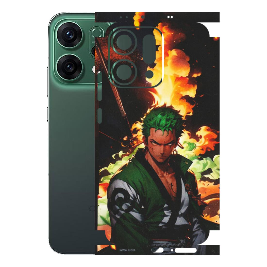 OPPO Phone Skins 2025 (All Models) - Roronoa Zoro - Matte Finish (M-102) Oppo Reno 14 5G