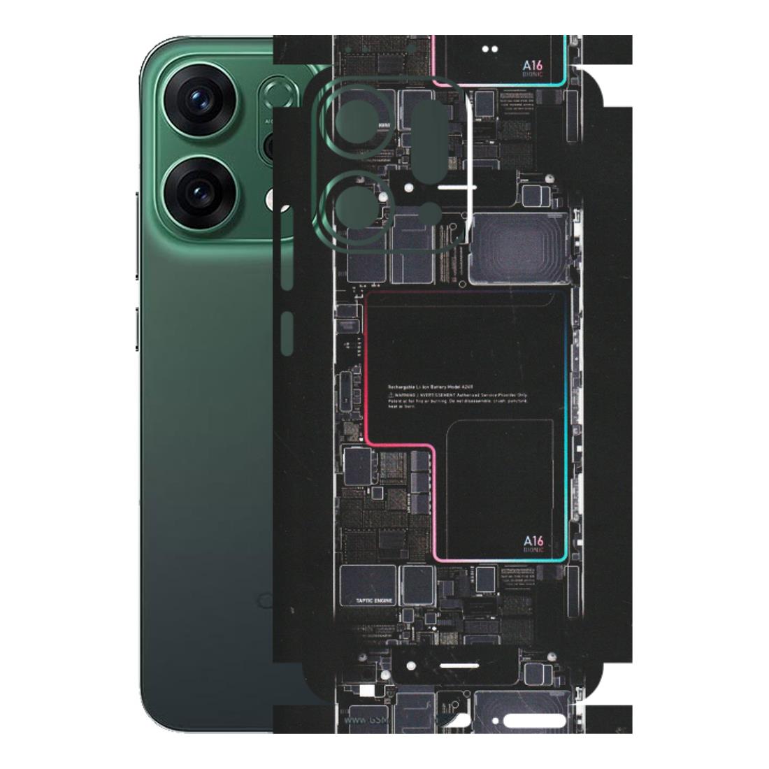 OPPO Phone Skins 2025 (All Models) - Motherboard Circuit Layout - Matte Finish (M-117) Oppo Reno 14 5G