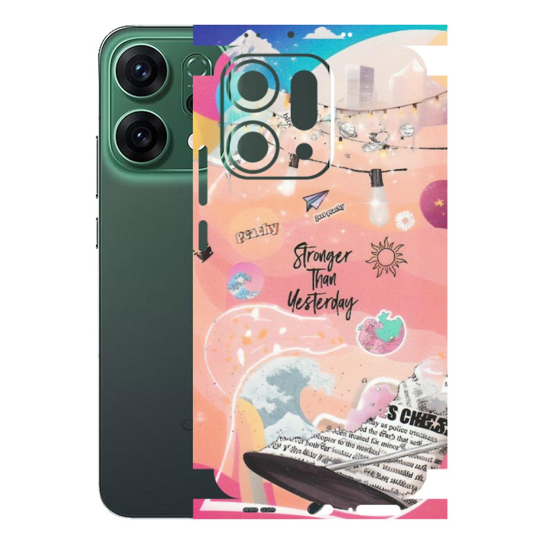 OPPO Phone Skins 2025 (All Models) - Stronger Then Yesterday - Matte Finish (M-128) Oppo Reno 14 5G