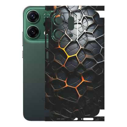 OPPO Phone Skins 2025 (All Models) - New Abstract Graphite Tiles - Matte Finish (M-130) Oppo Reno 14 5G
