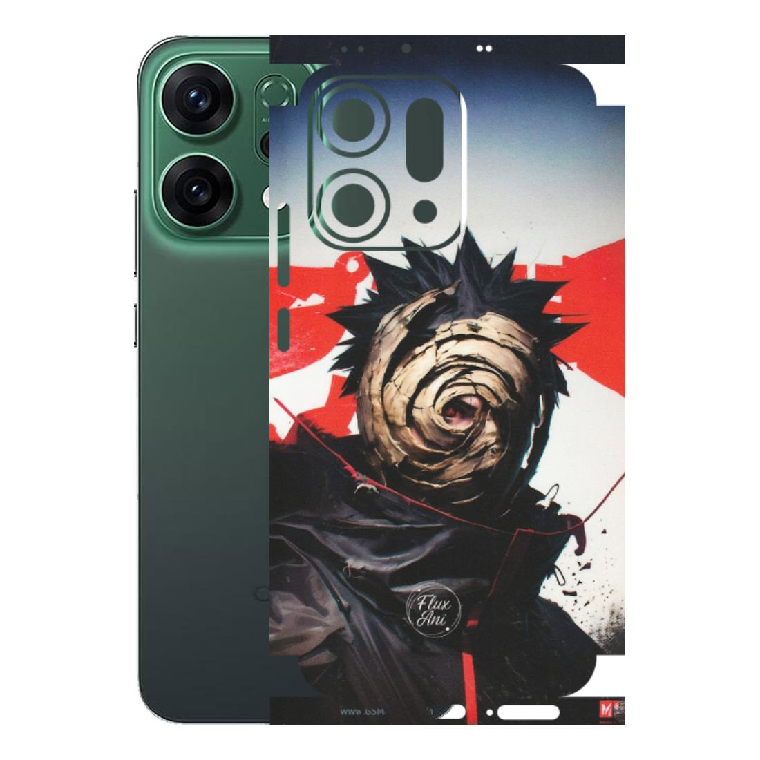 OPPO Phone Skins 2025 (All Models) - Obito Uchiha Cool Anime - Matte Finish (M-134) Oppo Reno 14 5G