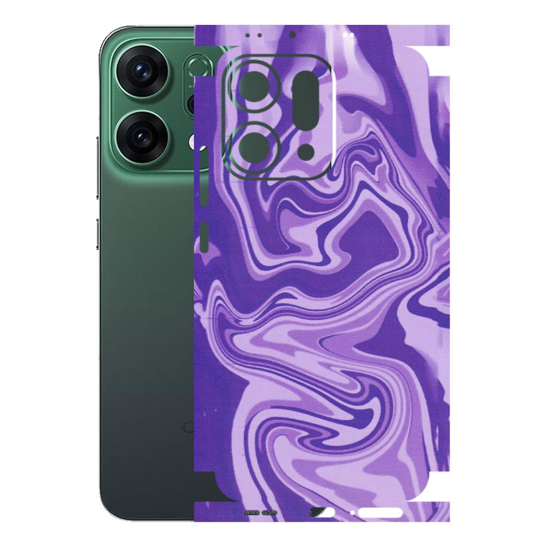 OPPO Phone Skins 2025 (All Models) - Hazy Purple Nights - Matte Finish (M-14) Oppo Reno 14 5G