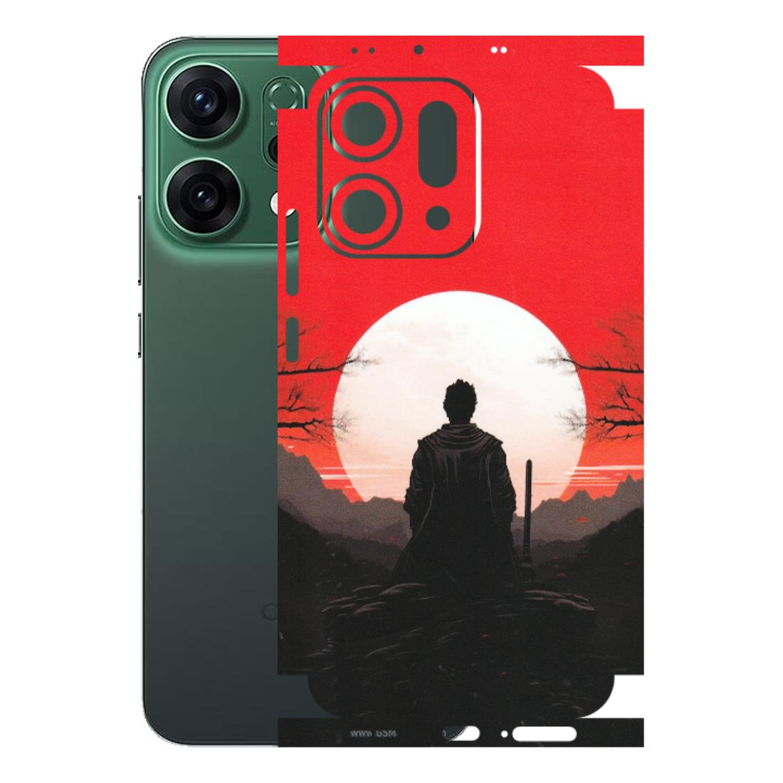 OPPO Phone Skins 2025 (All Models) - Samurai Anime - Matte Finish (M-141) Oppo Reno 14 5G