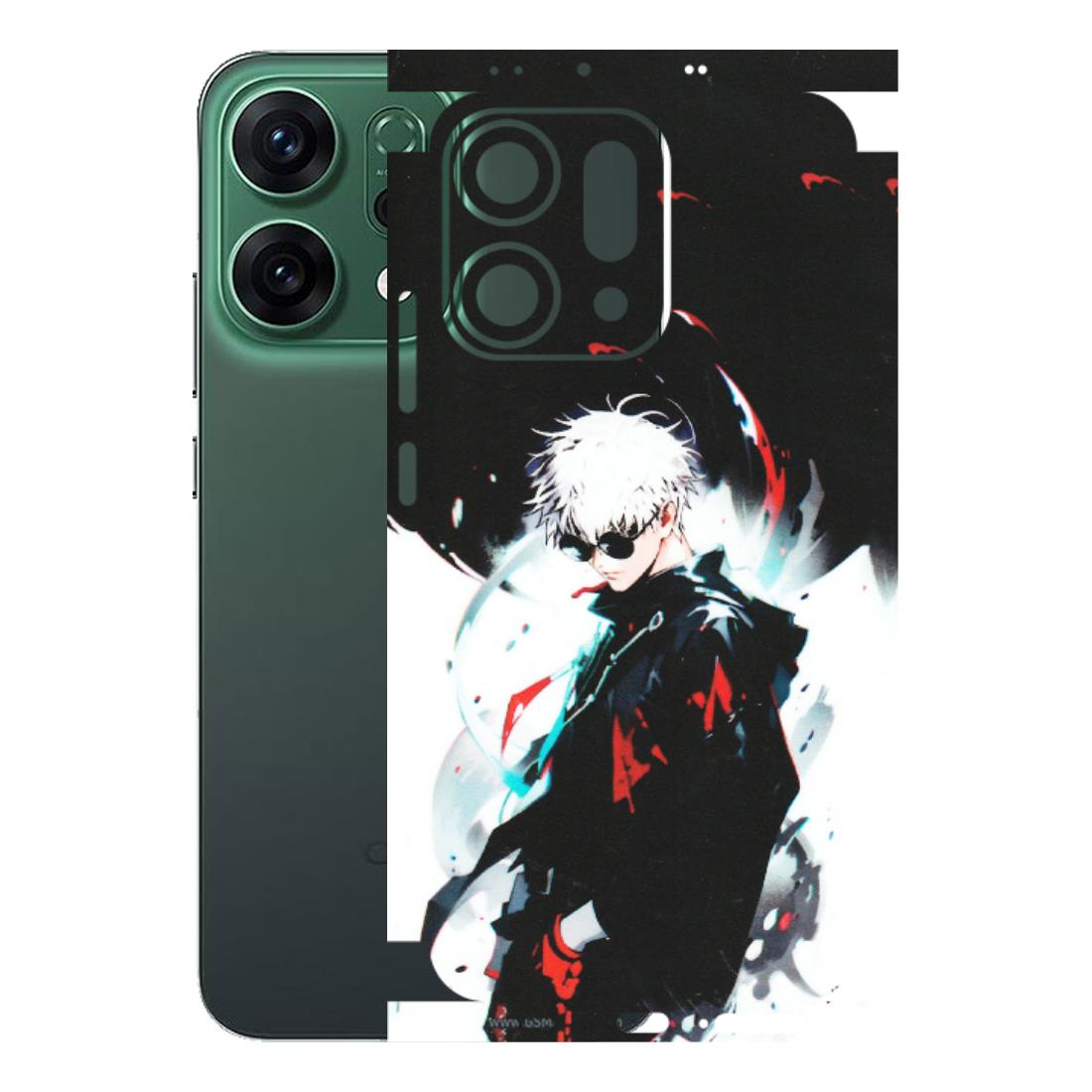 OPPO Phone Skins 2025 (All Models) - Gojo Powerful Charater Kaisen Anime - Matte Finish (M-144) Oppo Reno 14 5G