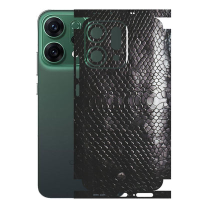 OPPO Phone Skins 2025 (All Models) - Black Snack Leather - Matte Finish (M-147) Oppo Reno 14 5G