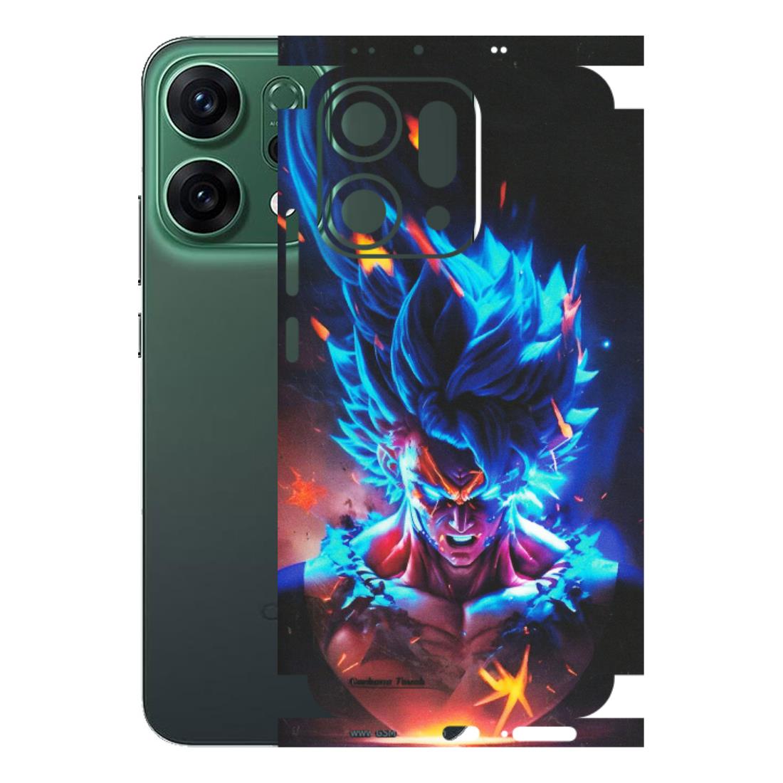 OPPO Phone Skins 2025 (All Models) - Angry Goku Dragon Ball Anime - Matte Finish (M-150) Oppo Reno 14 5G