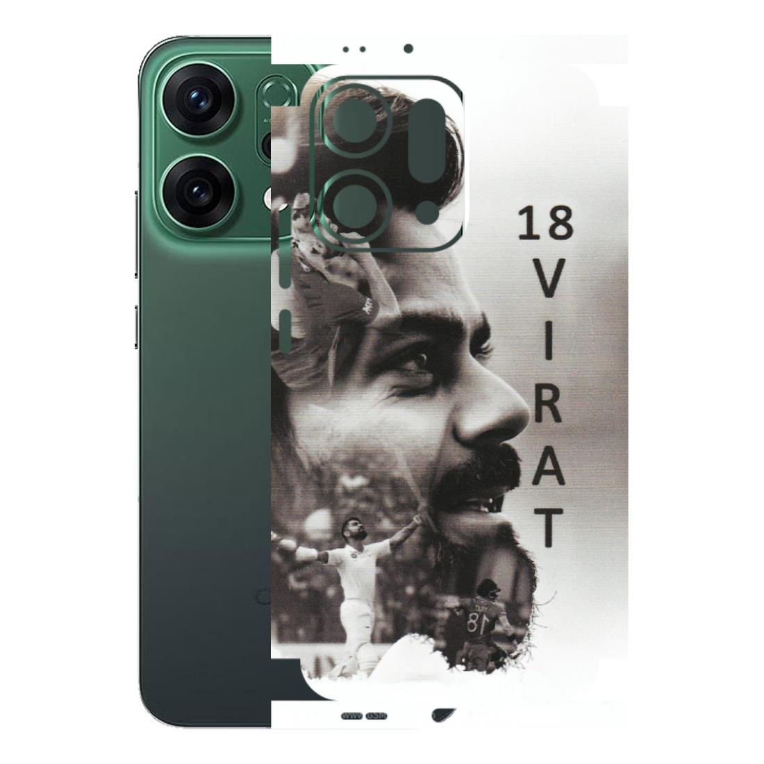 OPPO Phone Skins 2025 (All Models) - Virat Kohli Cricketer - Matte Finish (M-163) Oppo Reno 14 5G